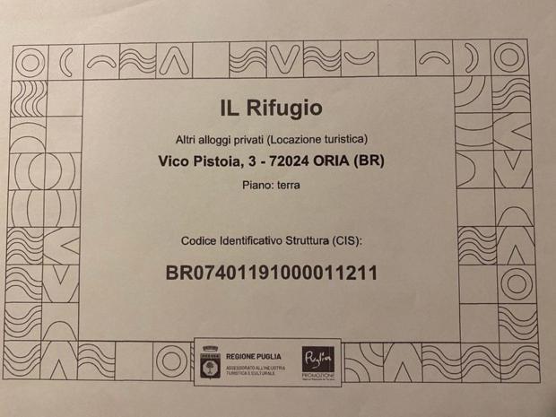Villa Il Rifugio Oria  Esterno foto